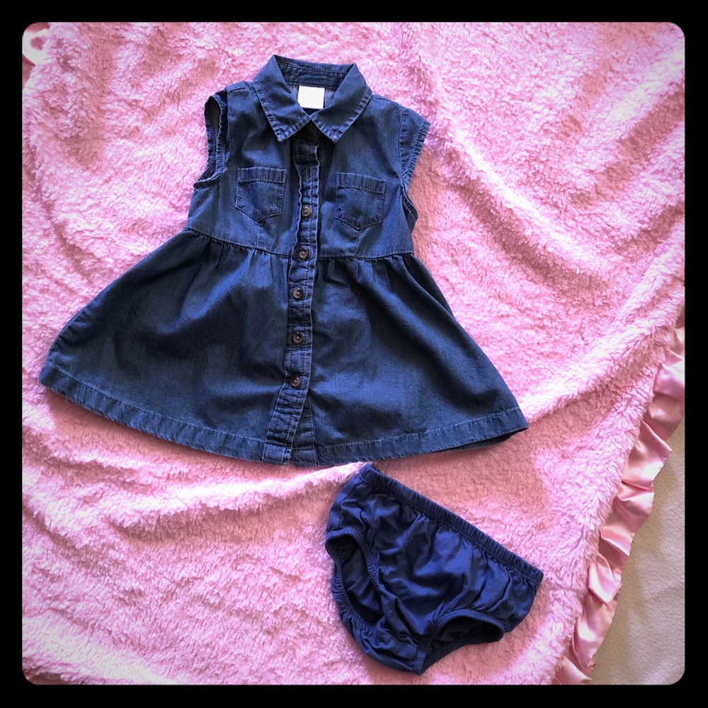 Denim dress